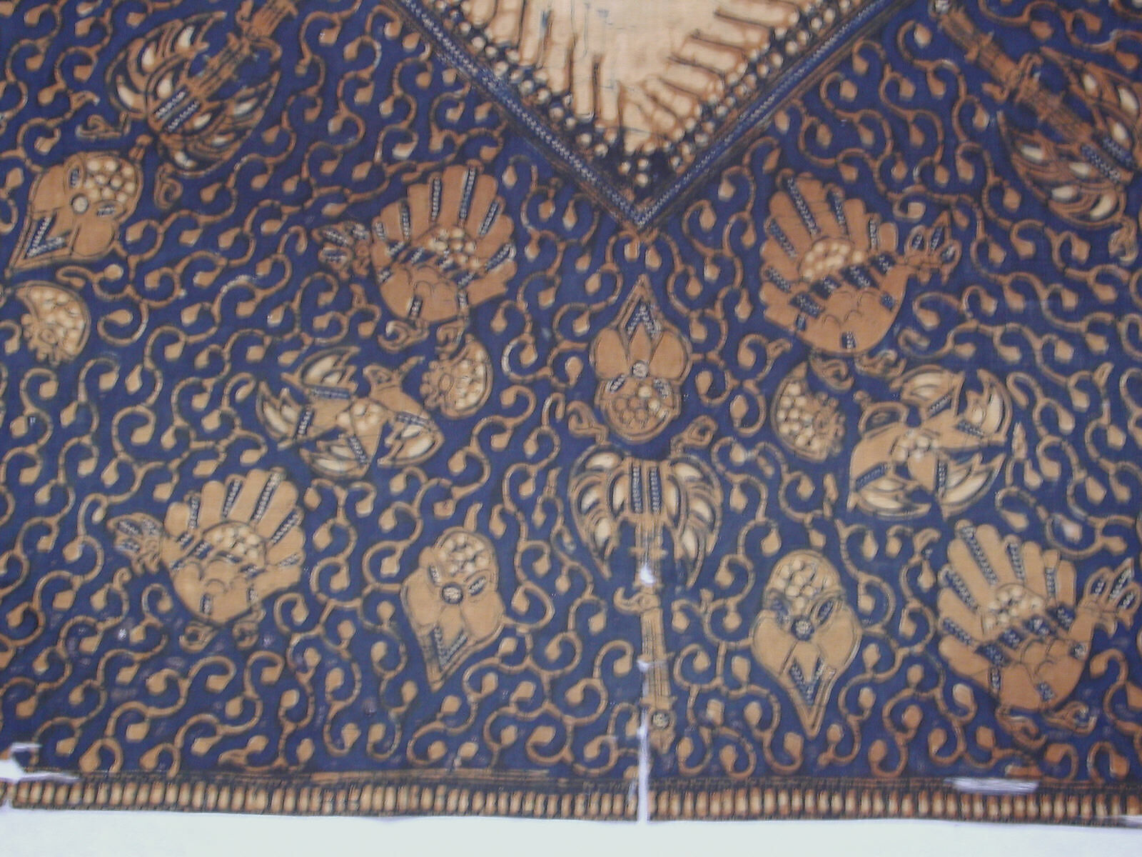 Headcloth (Ikat Tengahan), Cotton, Javanese