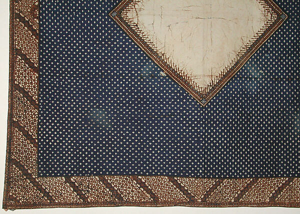Headcloth (Ikat Tengahan), Cotton, Javanese