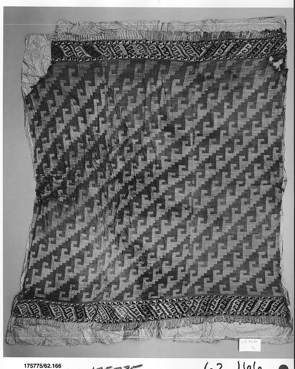 Fragment, Cotton, camelid hair, Chancay 