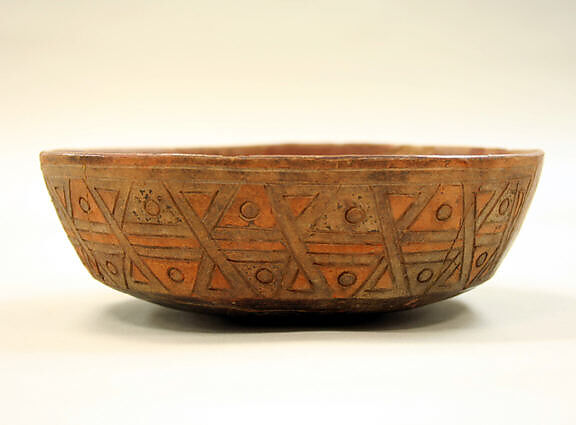 Bowl, Ceramic, pigment, Paracas