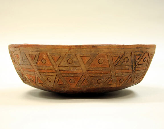 Bowl, Ceramic, pigment, Paracas