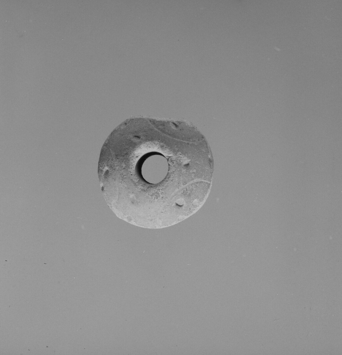 Spindle Whorl, Ceramic, Peruvian