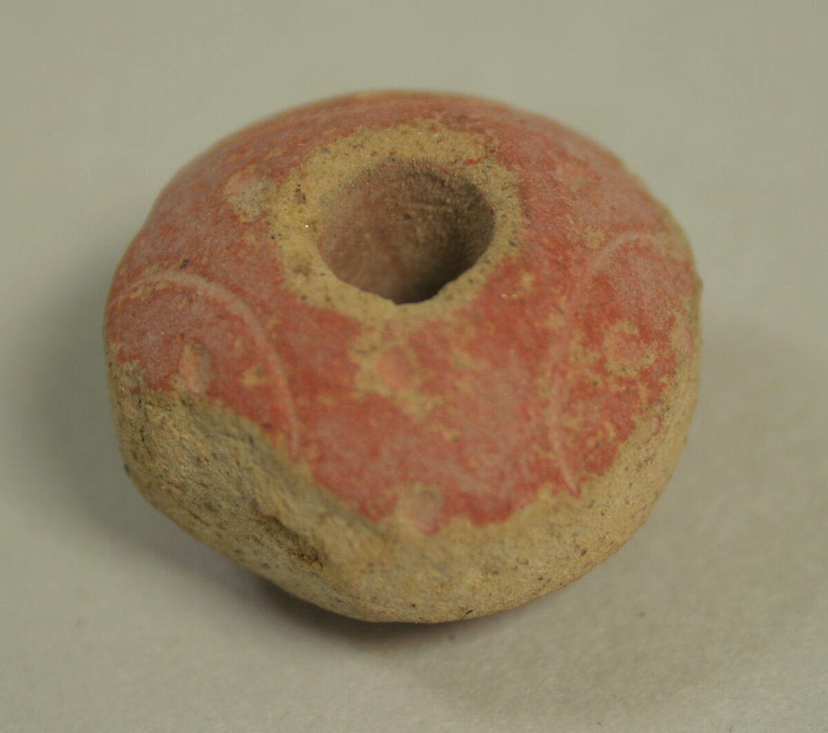 Spindle Whorl, Ceramic, Peruvian 