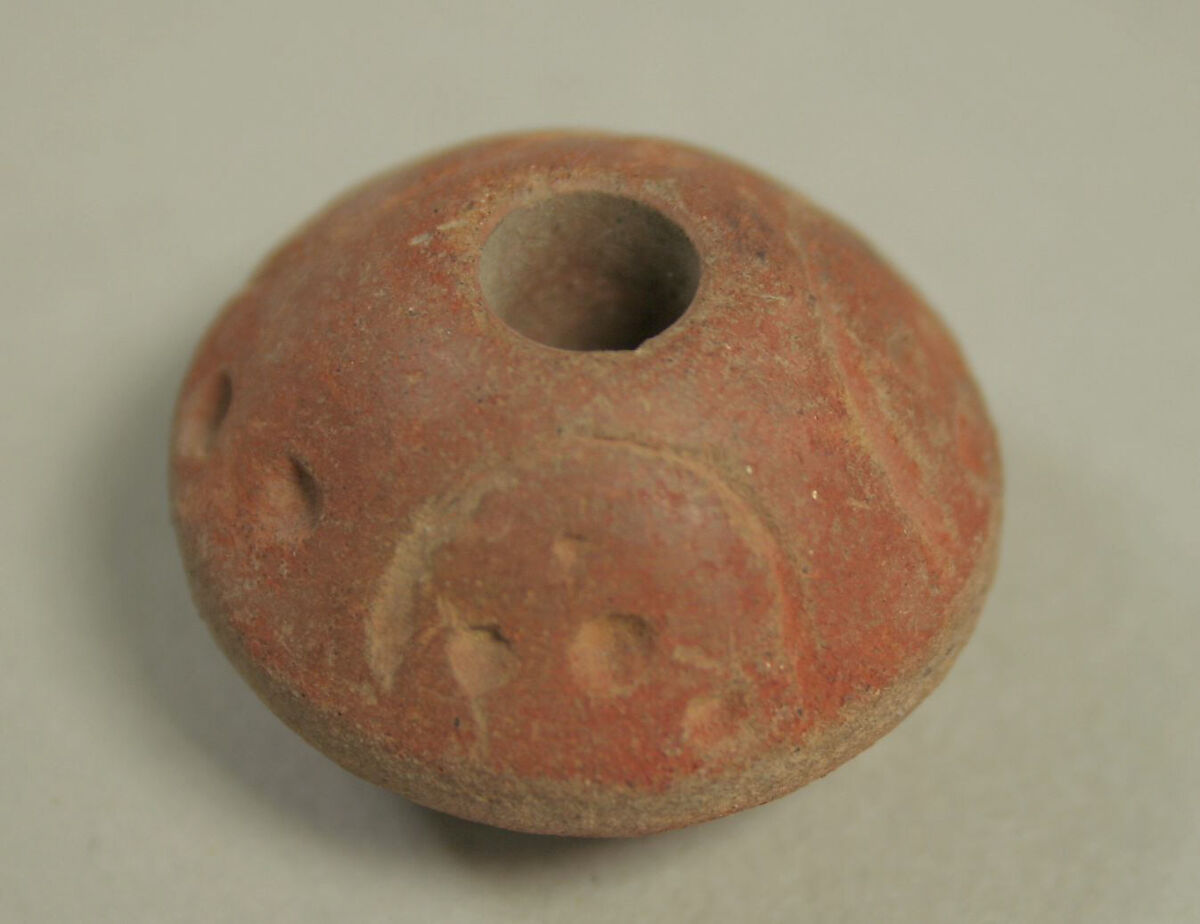 Spindle Whorl, Ceramic, Peruvian 