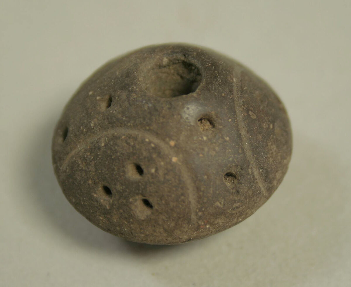 Spindle Whorl, Ceramic, Peruvian 