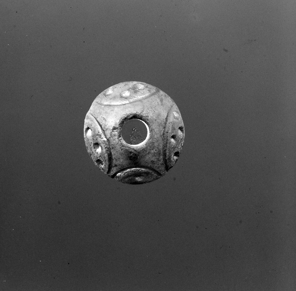 Spindle Whorl, Ceramic, Peruvian