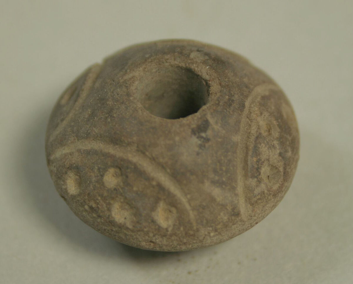 Spindle Whorl, Ceramic, Peruvian 