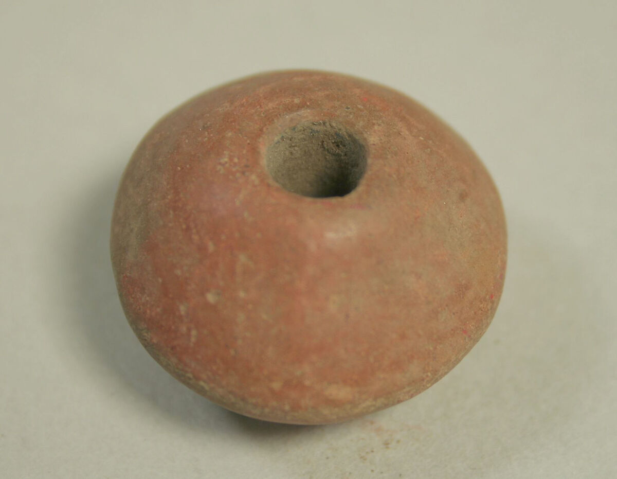 Spindle Whorl, Ceramic, Peruvian 