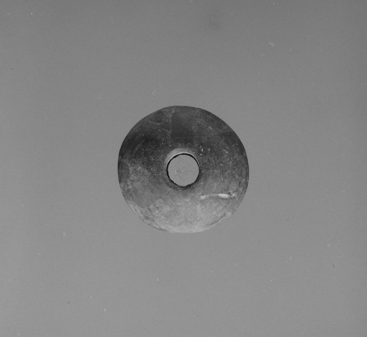 Spindle Whorl, Ceramic, Peruvian