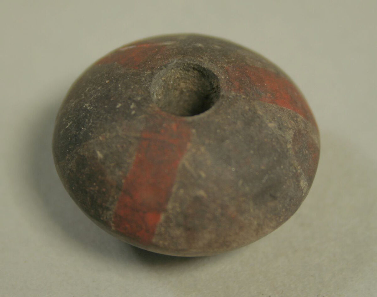 Spindle Whorl, Ceramic, Peruvian 