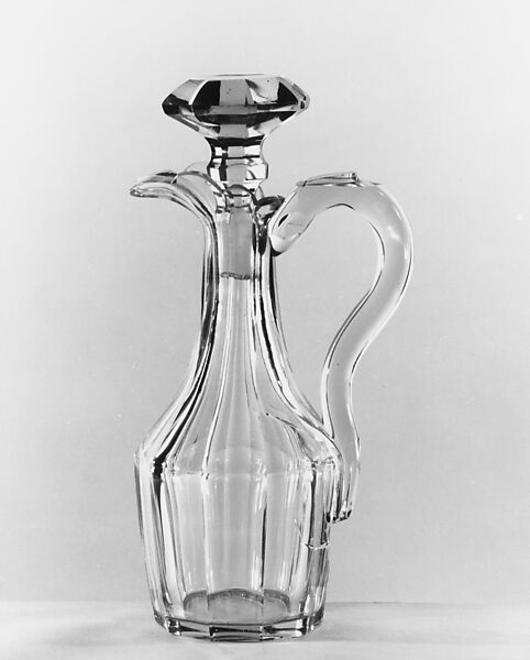 Decanter, Blown glass, American 