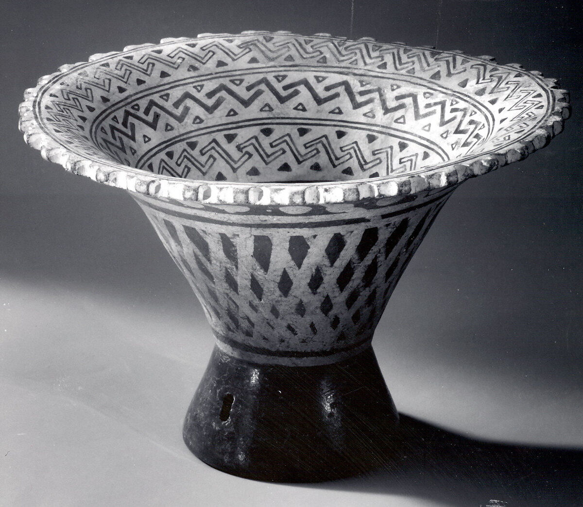 Pedestal Bowl, Ceramic, Moche