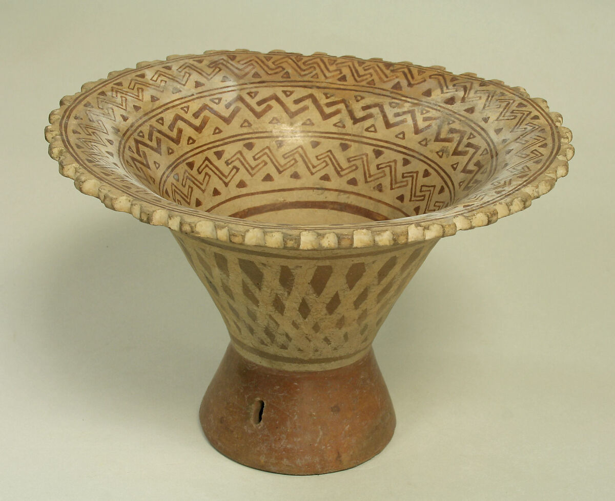 Pedestal Bowl, Ceramic, Moche