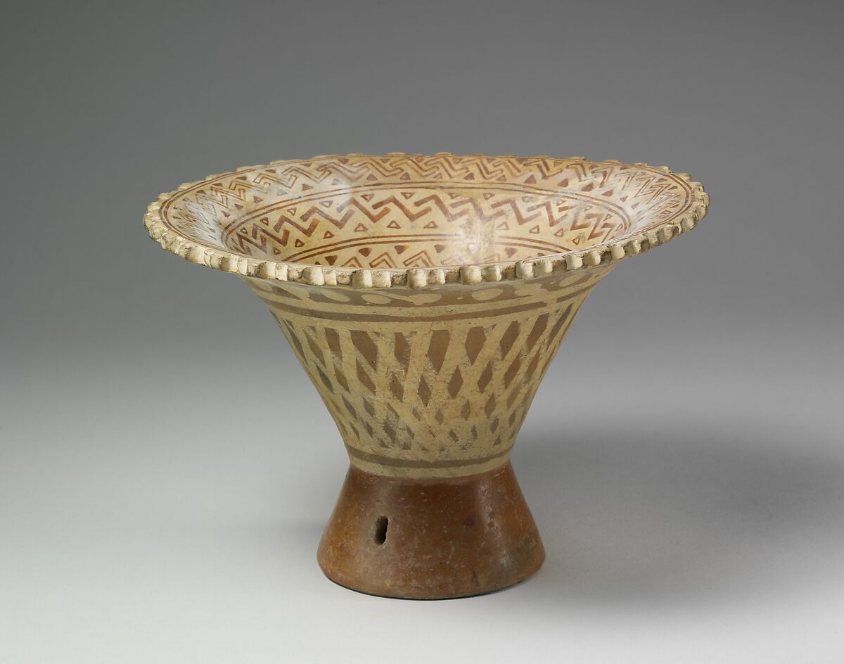 Pedestal Bowl, Ceramic, Moche 
