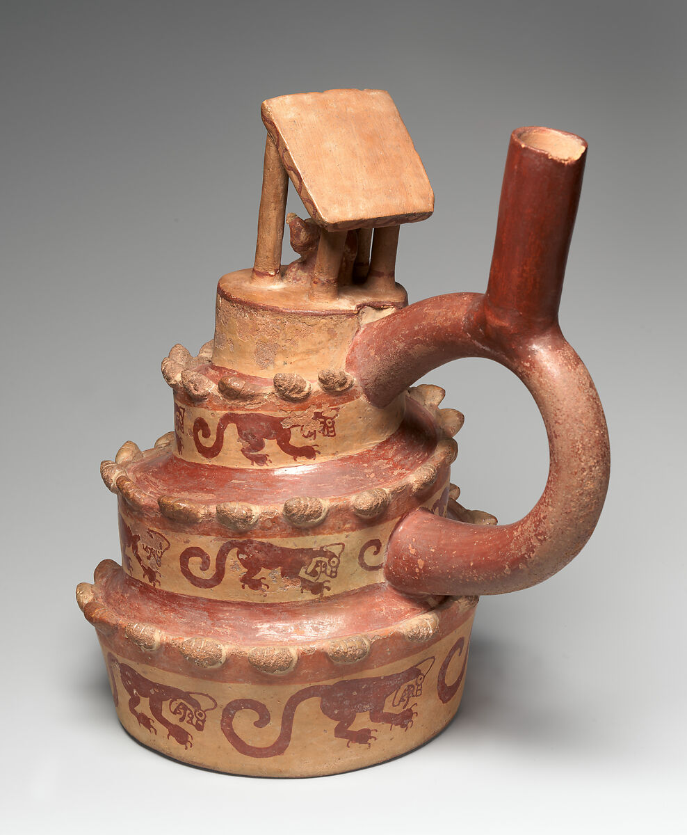Architectural Vessel, Ceramic, Moche