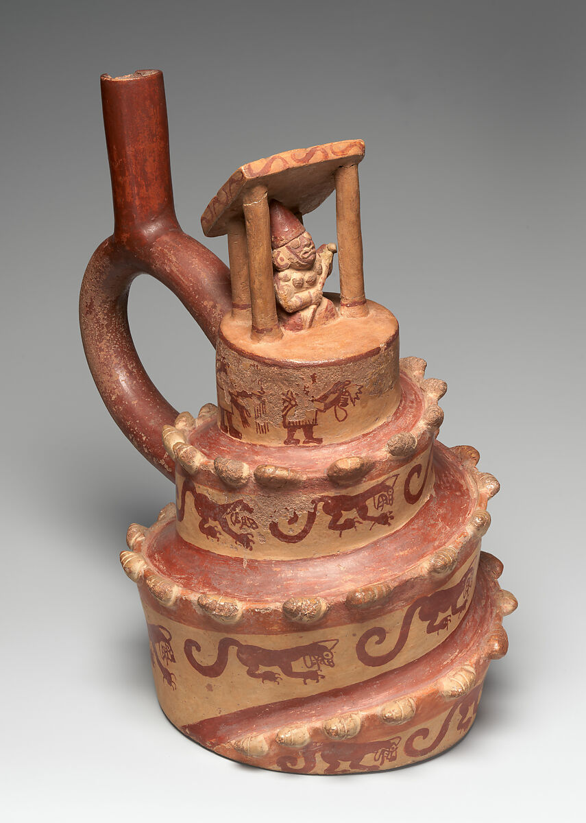 Architectural Vessel, Ceramic, Moche