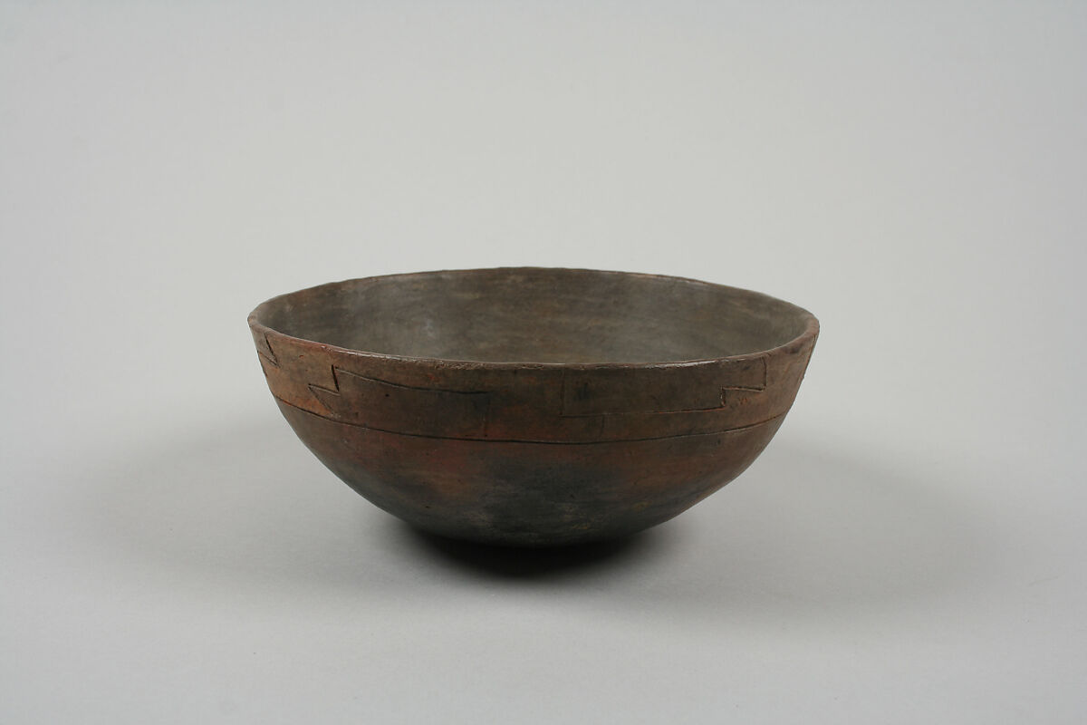 Bowl with Step Design, Ceramic, Paracas 