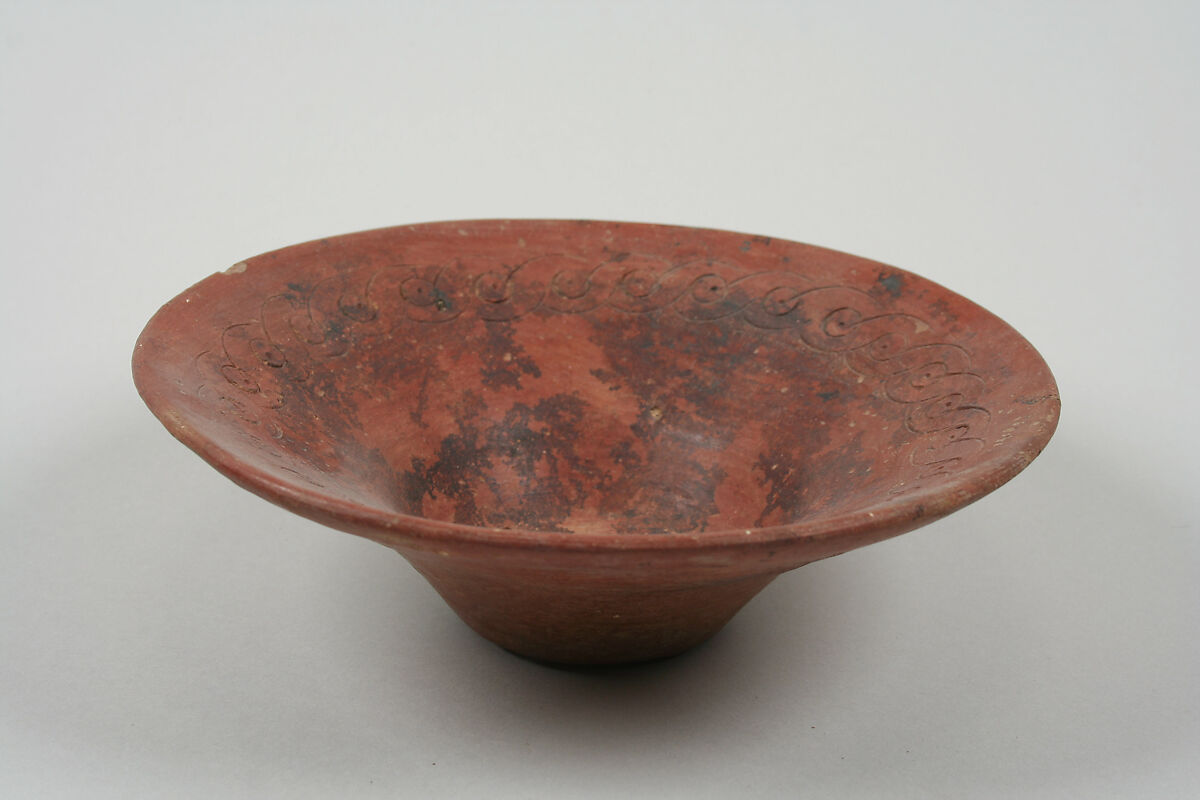 Bowl with Figure Eight, Ceramic, Paracas 