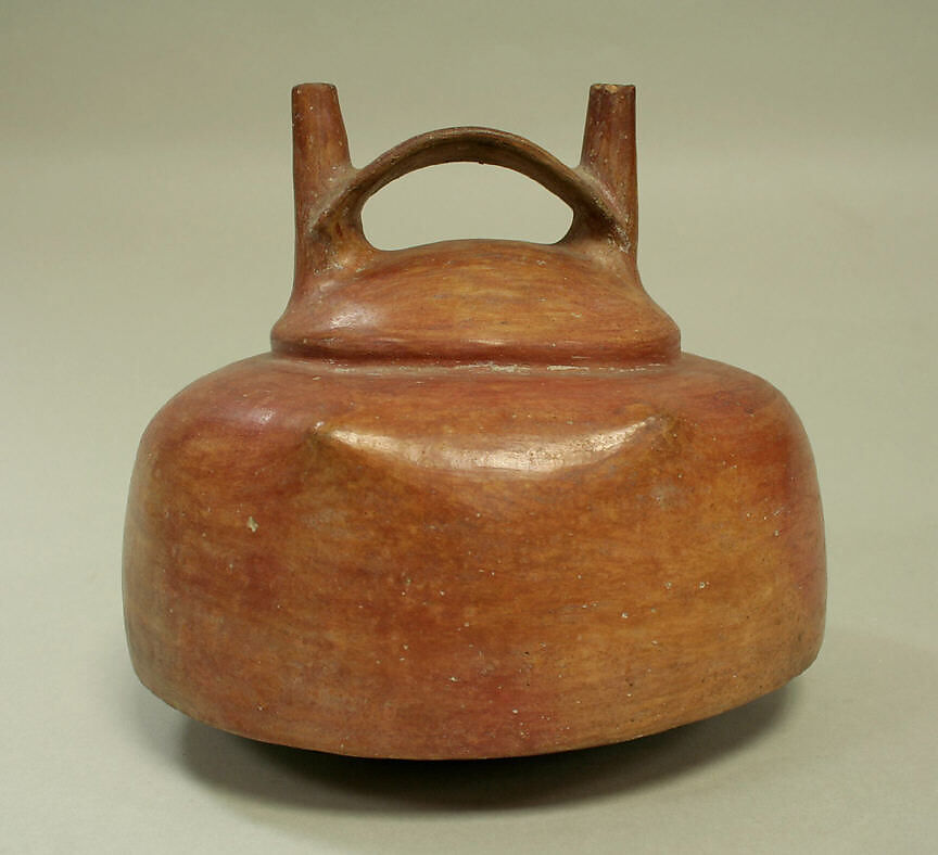 Double Spout Bottle, Ceramic, Topará 