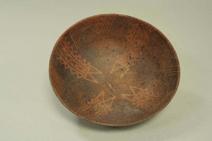 Bowl with Geometric Patterns, Ceramic, Paracas (?) 