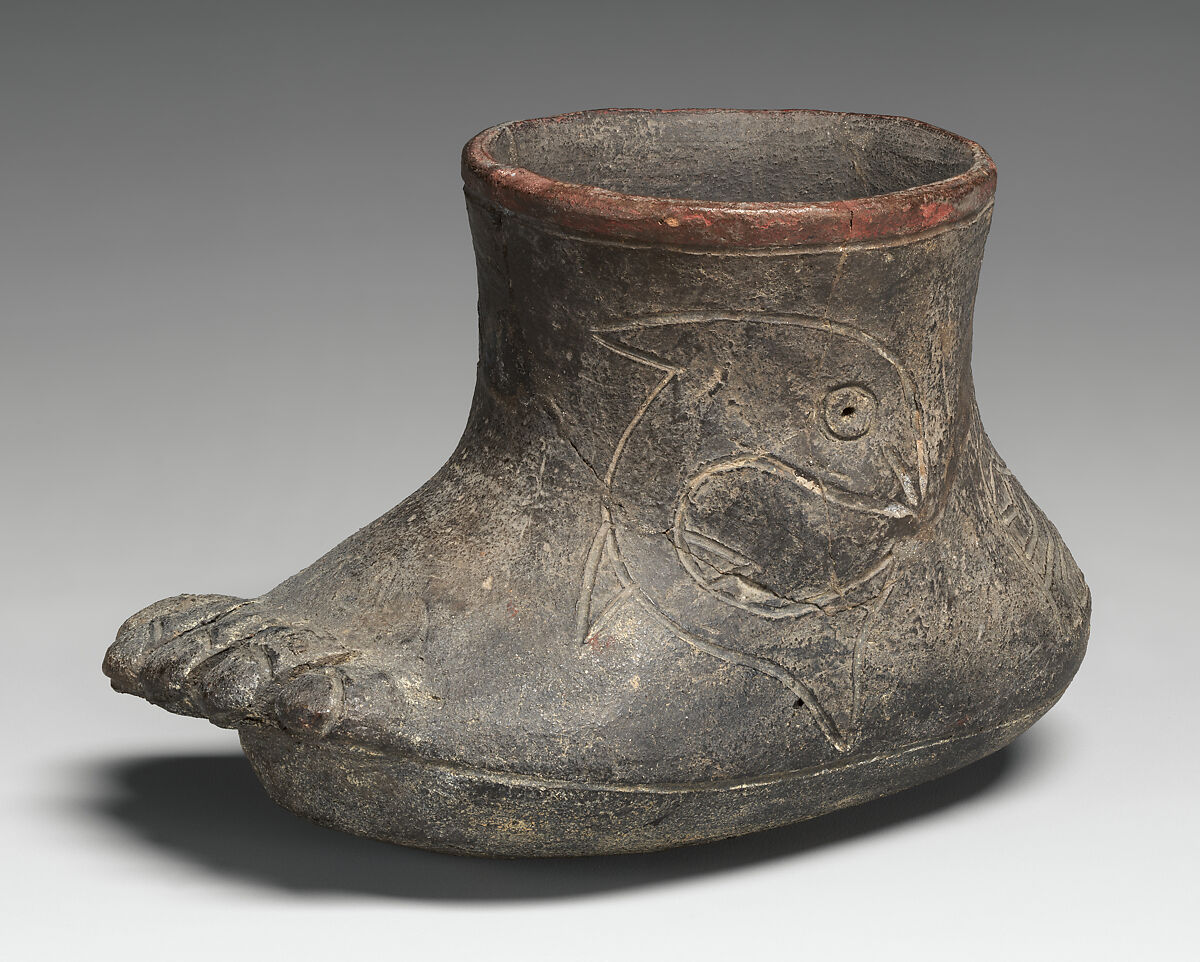 Foot Jar, Ceramic, Paracas 