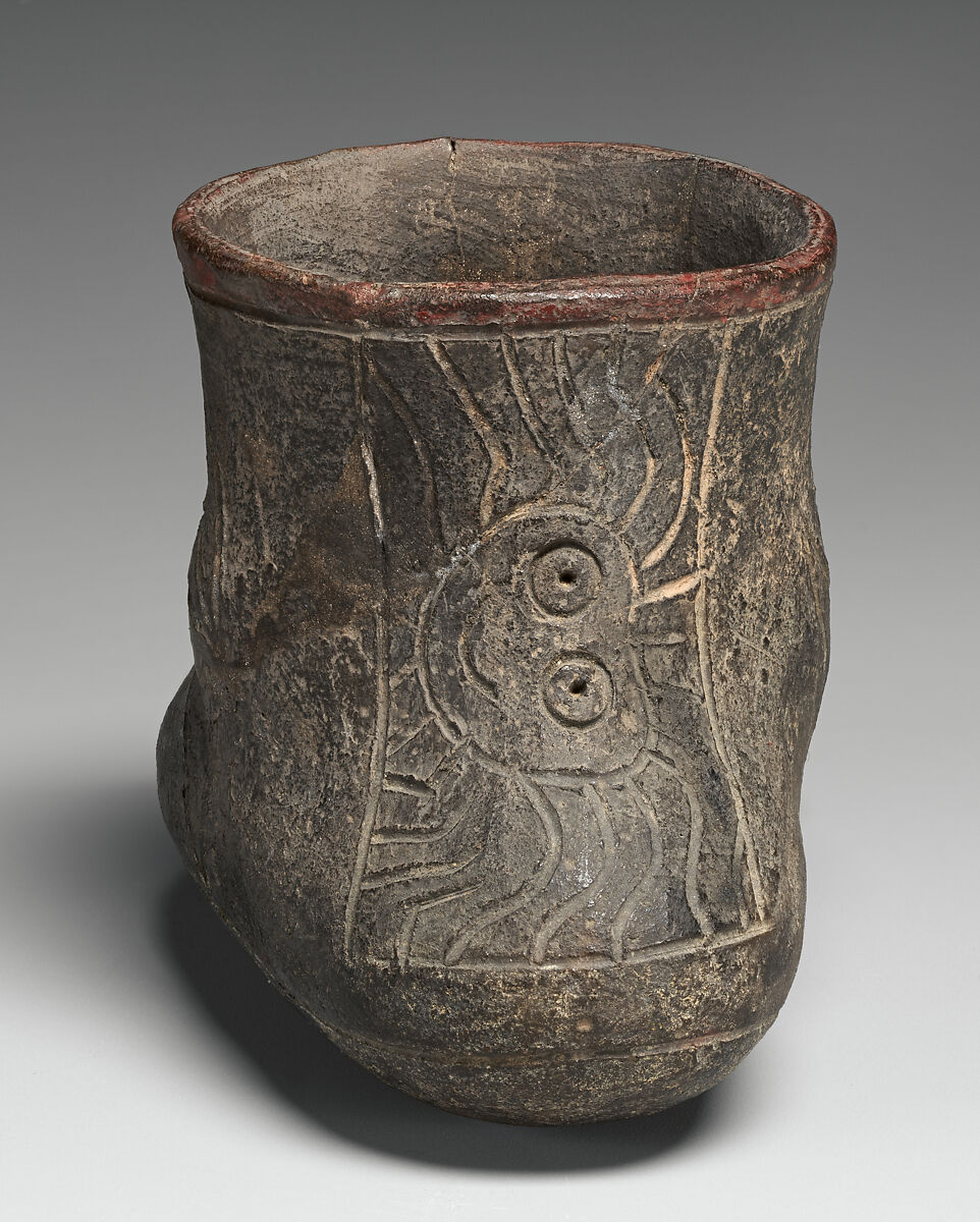 Foot Jar, Ceramic, Paracas