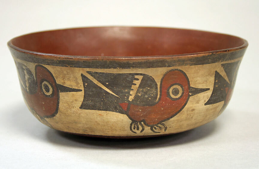 Bowl with Birds, Ceramic, Nasca 