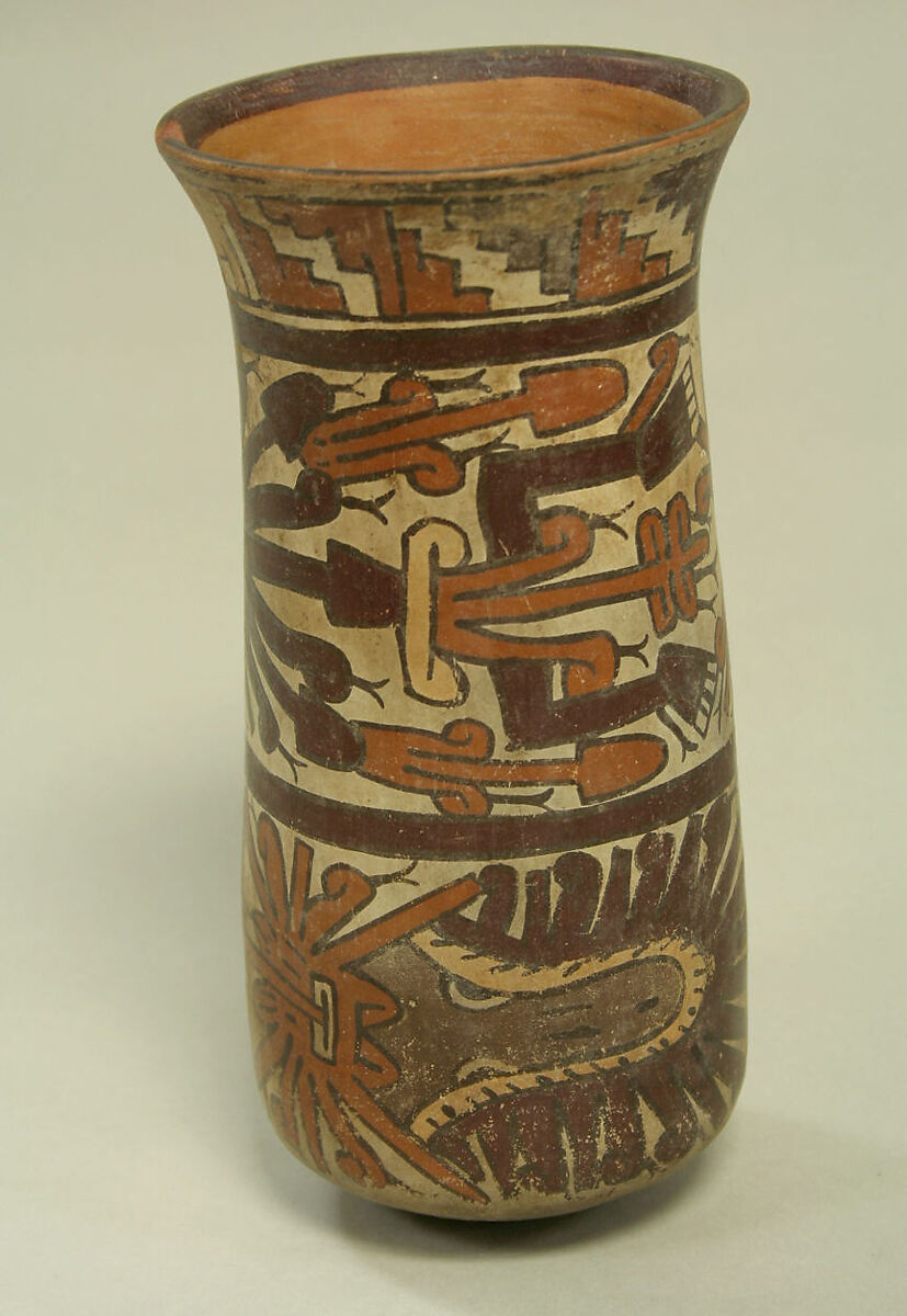 Beaker, Ceramic, Nasca