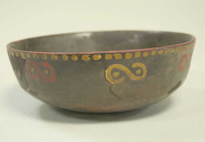 Incised Bowl, Ceramic, pigment, Paracas 