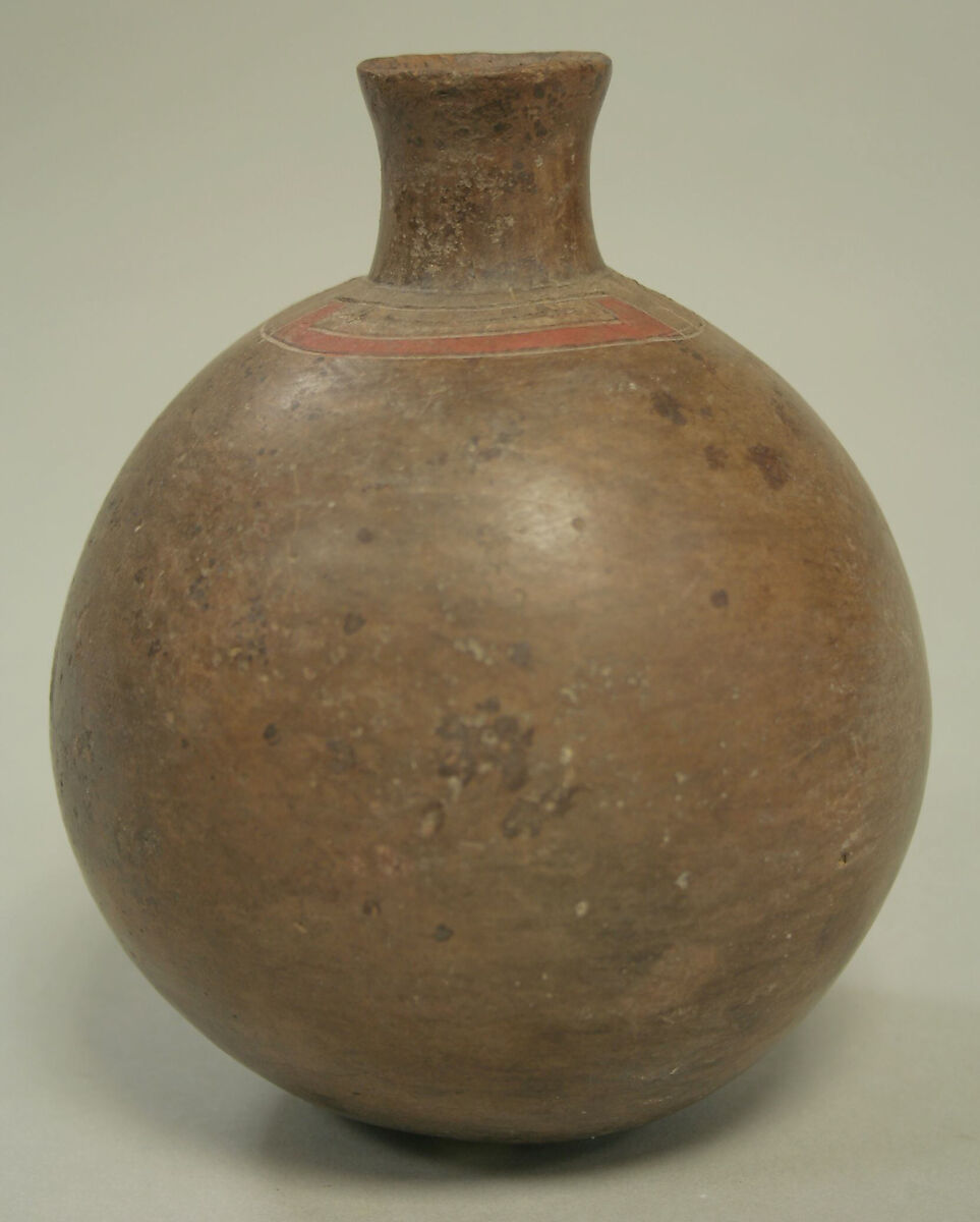 Single Spout Bottle, Ceramic, pigment, Paracas 