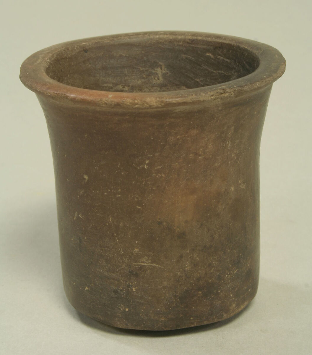 Tall Plain Cup, Ceramic, Paracas 