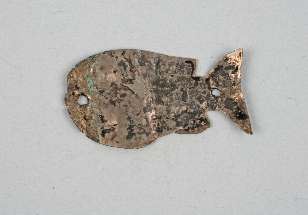 Fish Ornament, Silver, Peru; central coast (?) 