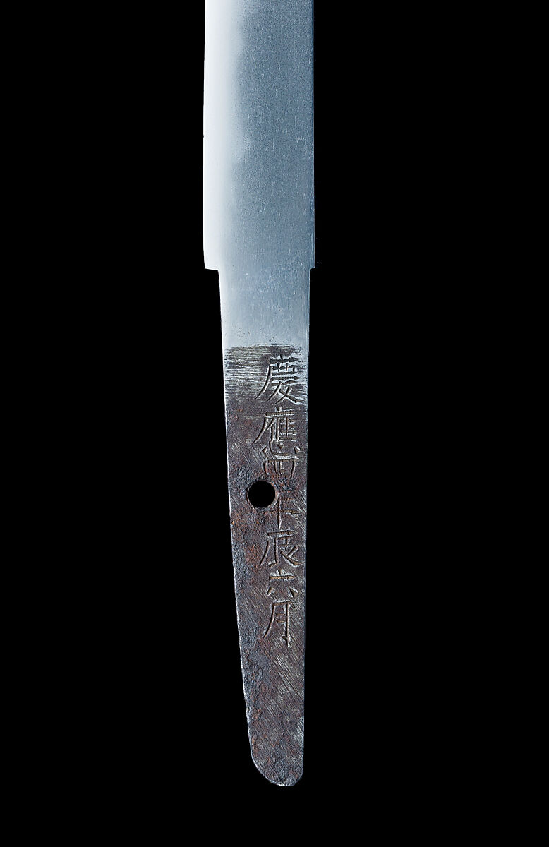 Blade and Mounting for a Dagger (Tantō), Steel, wood, lacquer, rayskin (samé), thread, gold, silver, Japanese