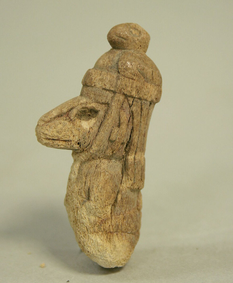 Bone Animal Figure, Bone, Moche 