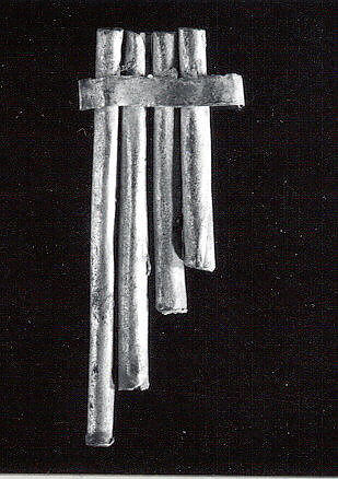 Miniature Panpipe, Silver, Chancay 
