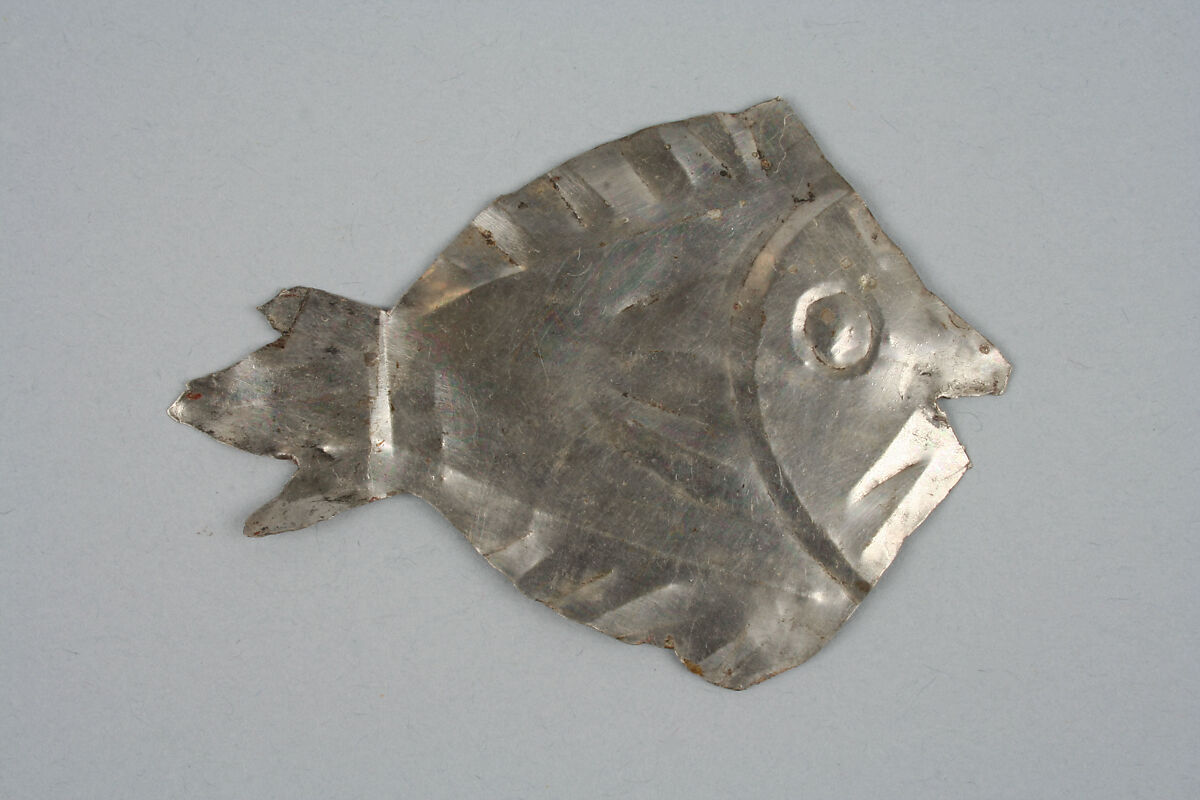 Textile Ornament, Silver, Chimú 