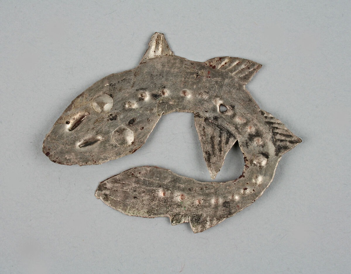 Textile Ornament, Silver, Chimú 