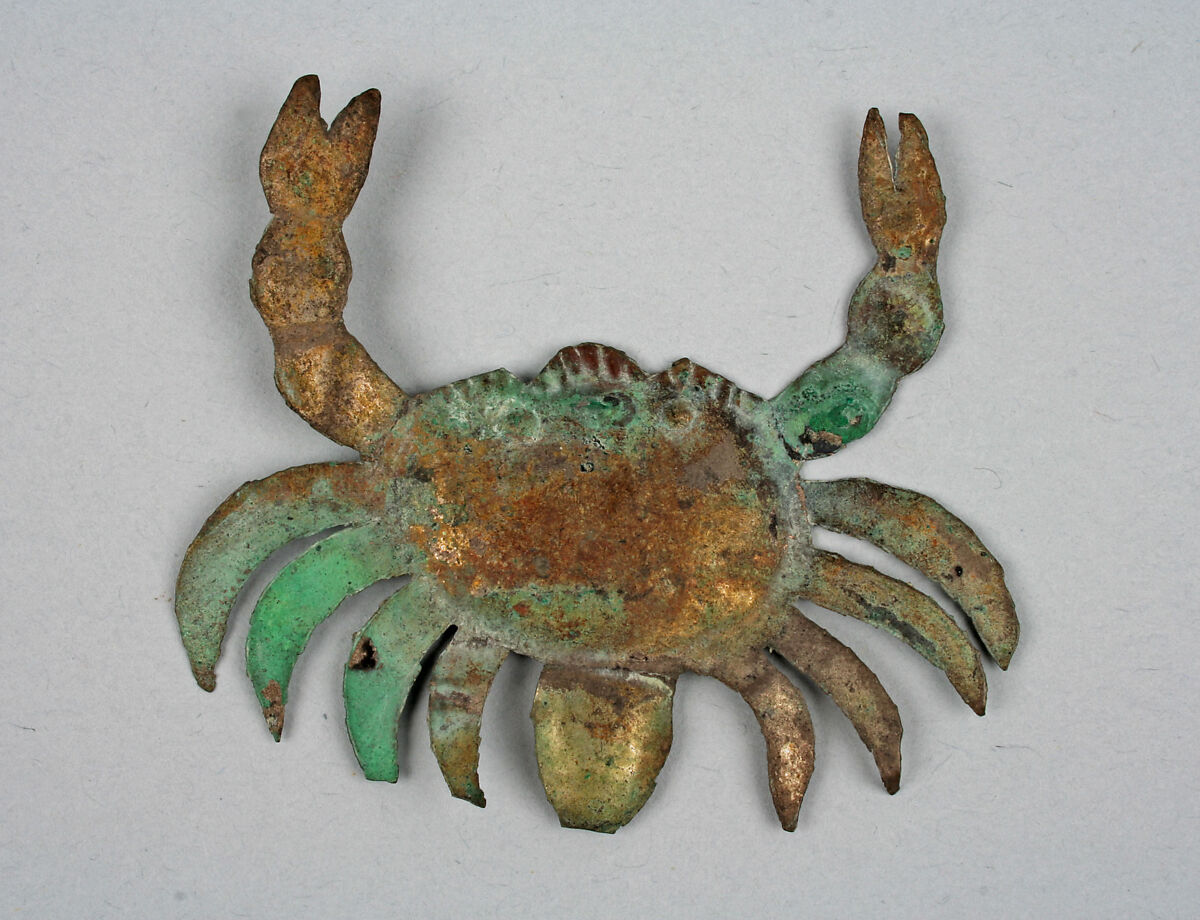 Silver Crab Ornament, Silver, Chimú (?) 