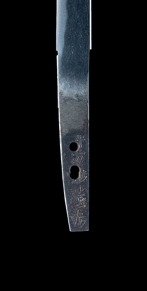 Blade and Mounting for a Dagger (Tantō), Steel, wood (rosewood), lacquer, gold, Japanese