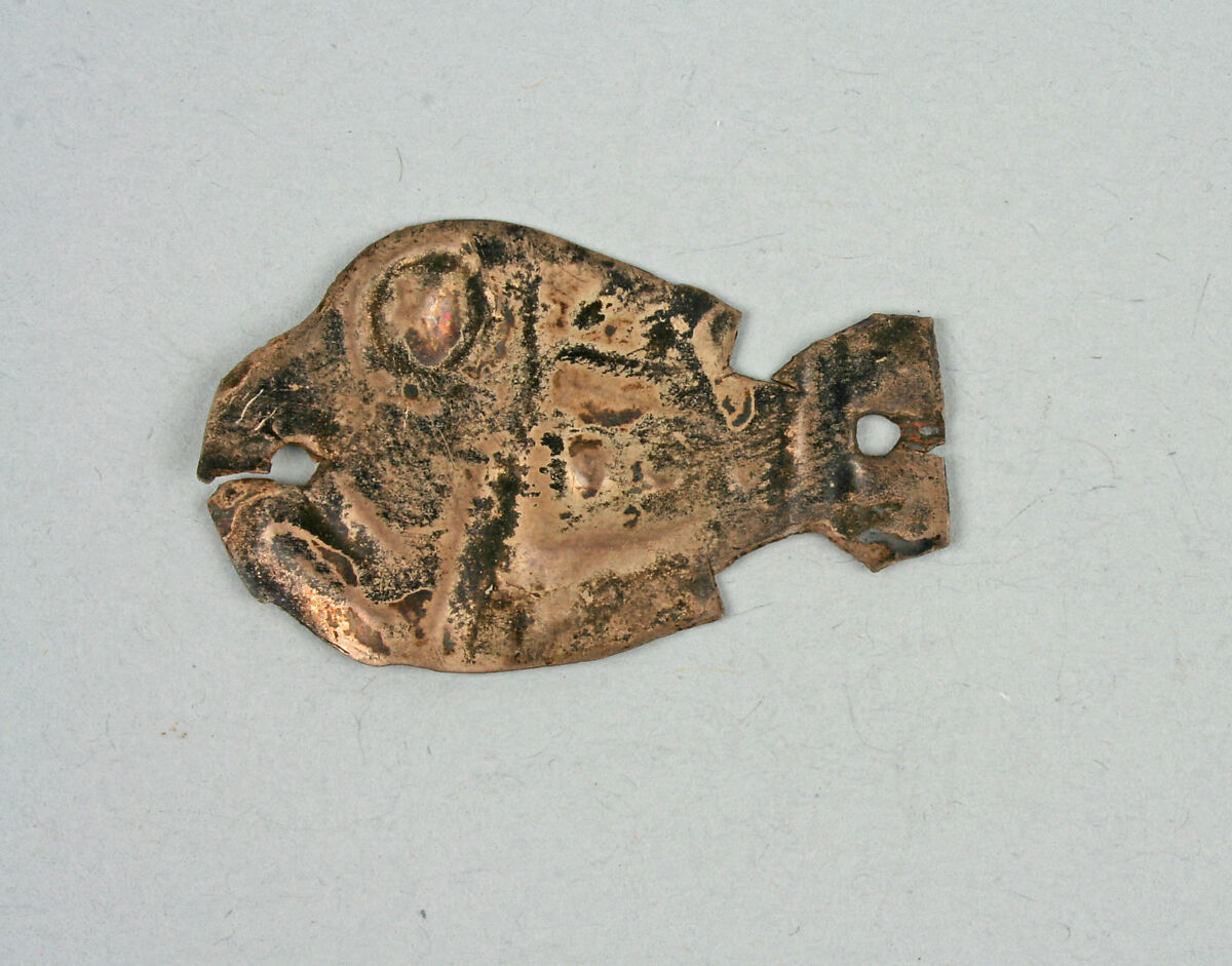 Fish Ornament, Silver, Peru; central coast (?) 