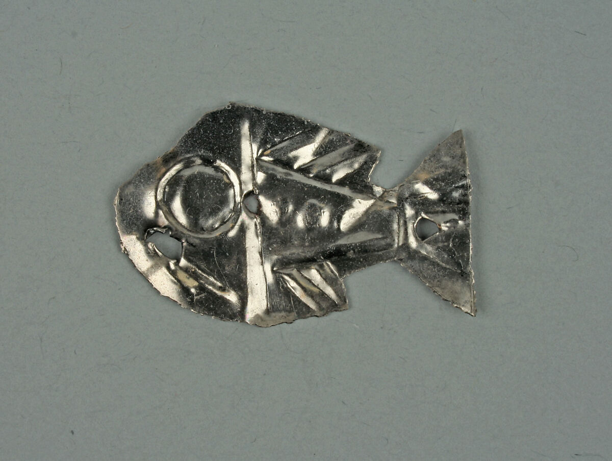 Fish Ornament, Silver, Peru; central coast (?) 