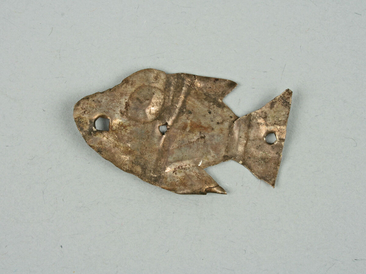 Fish Ornament, Silver, Peru; central coast (?) 