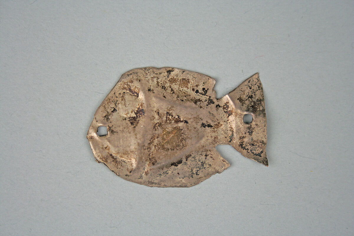 Fish Ornament, Silver, Peru; central coast (?) 