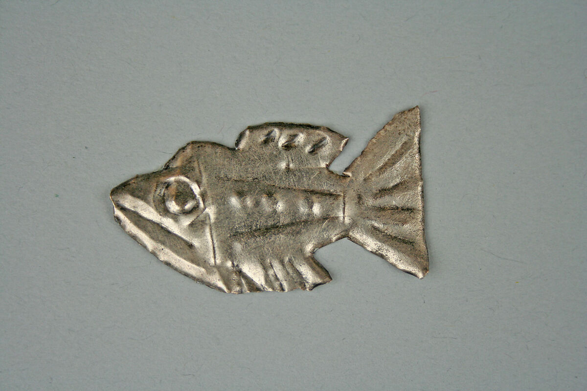 Fish Ornament, Silver, Peru; central coast (?) 