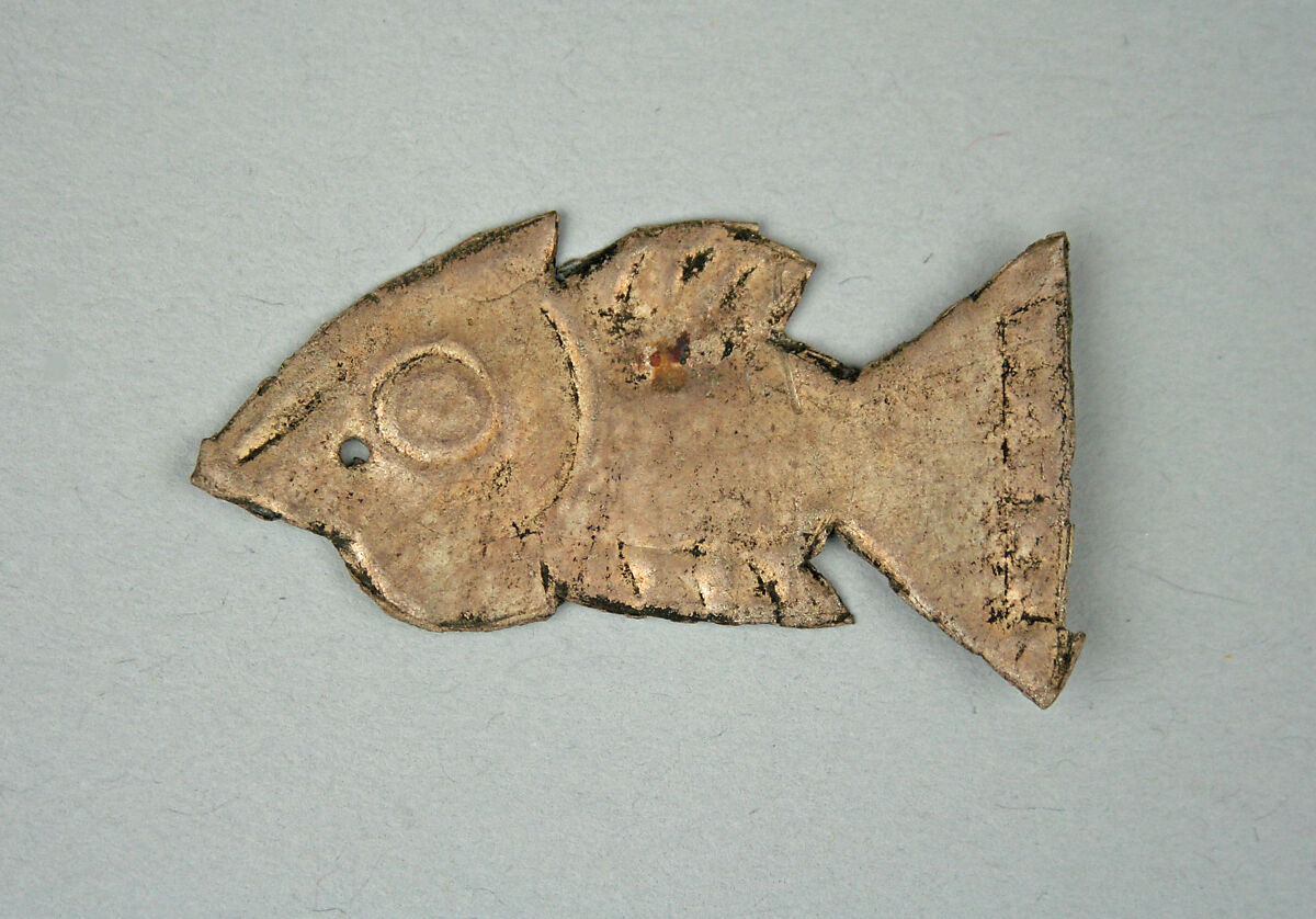 Fish Ornament, Silver, Peru; central coast (?) 