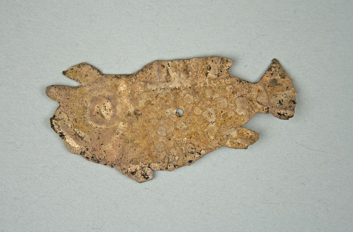 Fish Ornament, Silver, Peru; central coast (?) 
