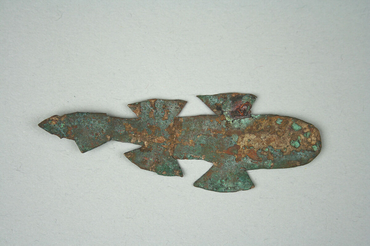 Fish Ornament, Silver, Peru; central coast (?) 