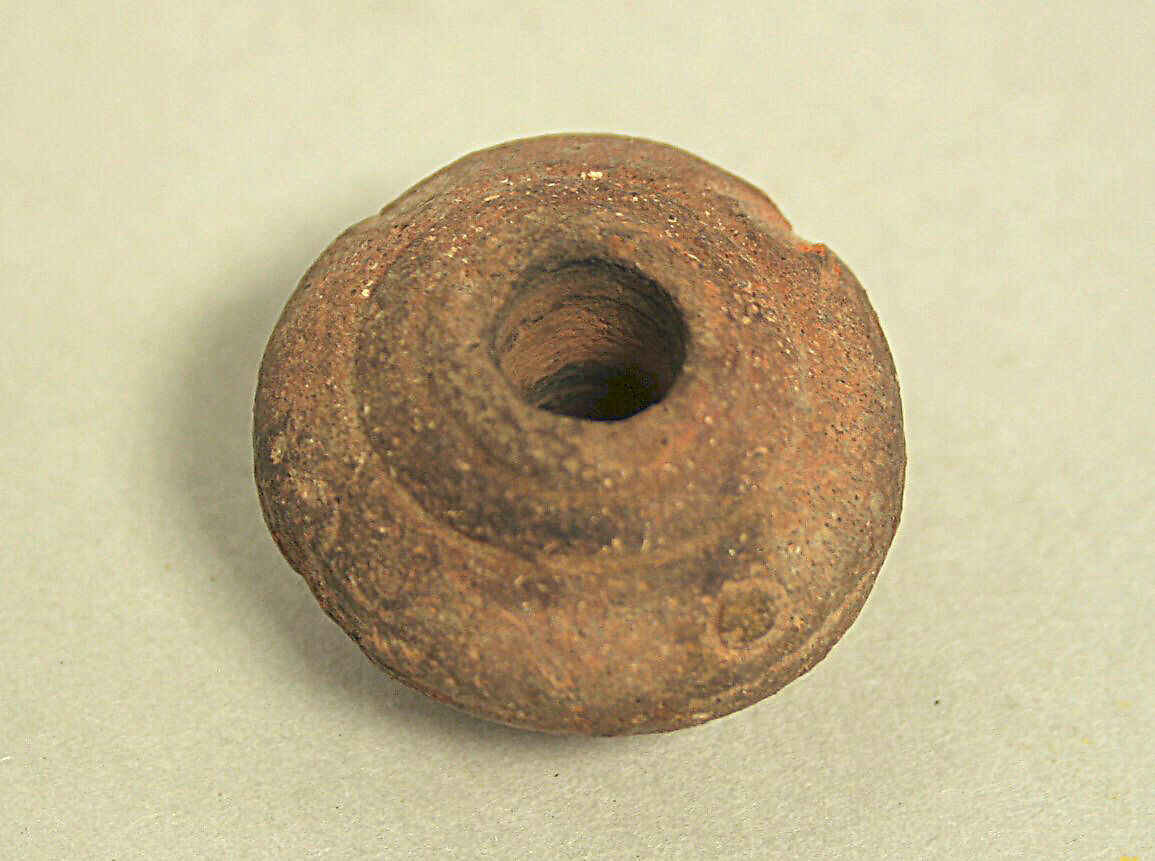 Spindle Whorl, Ceramic, Peruvian; north coast (?) 