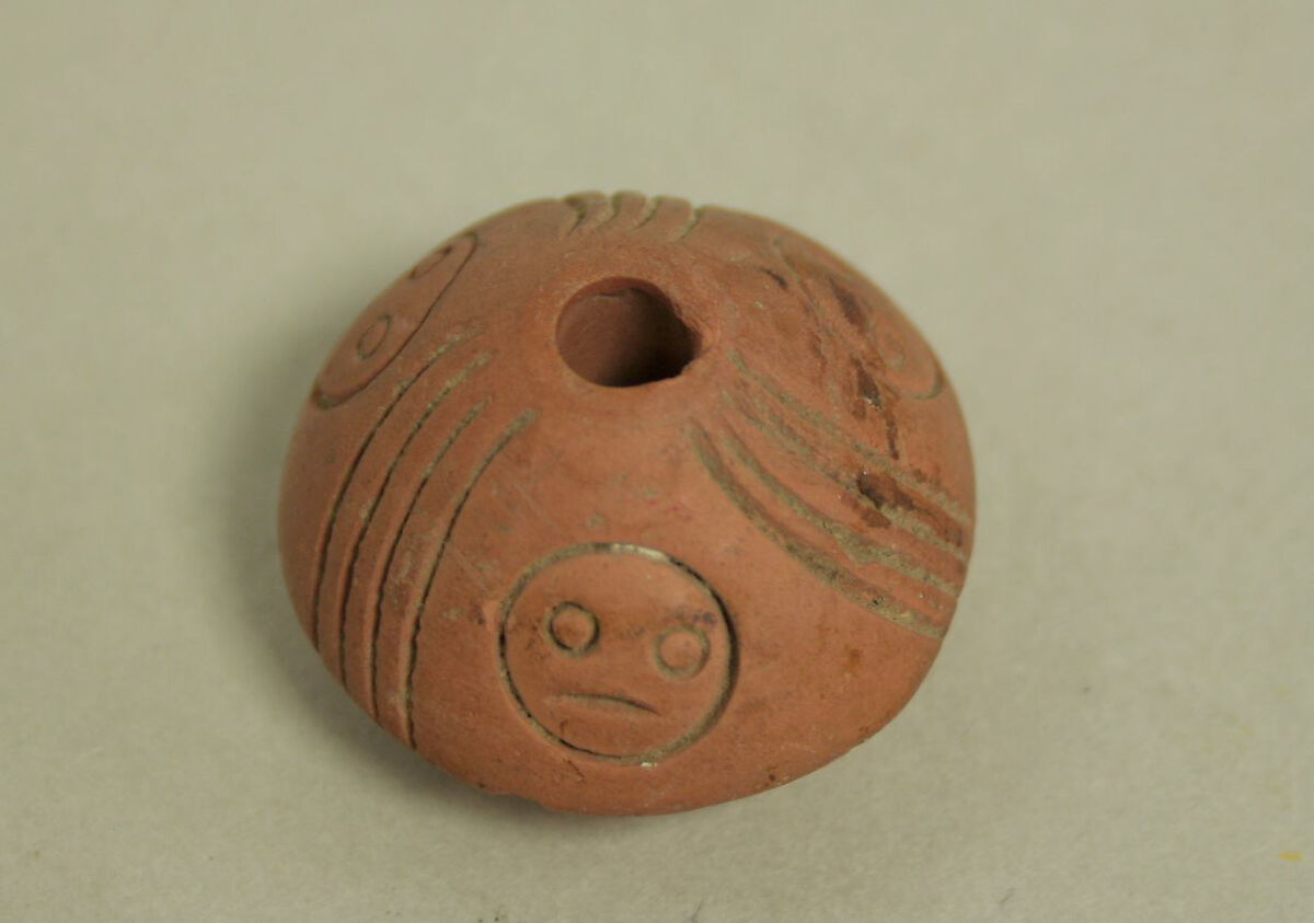 Spindle Whorl, Ceramic, Peruvian; north coast (?) 