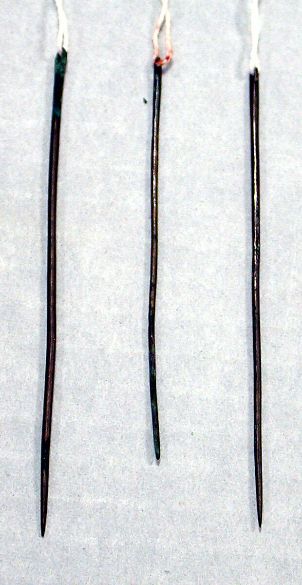 Hammered Copper Needle, Copper, Peru; north coast (?) 